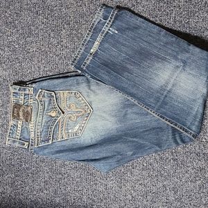 Mens Rock Revival Jeans